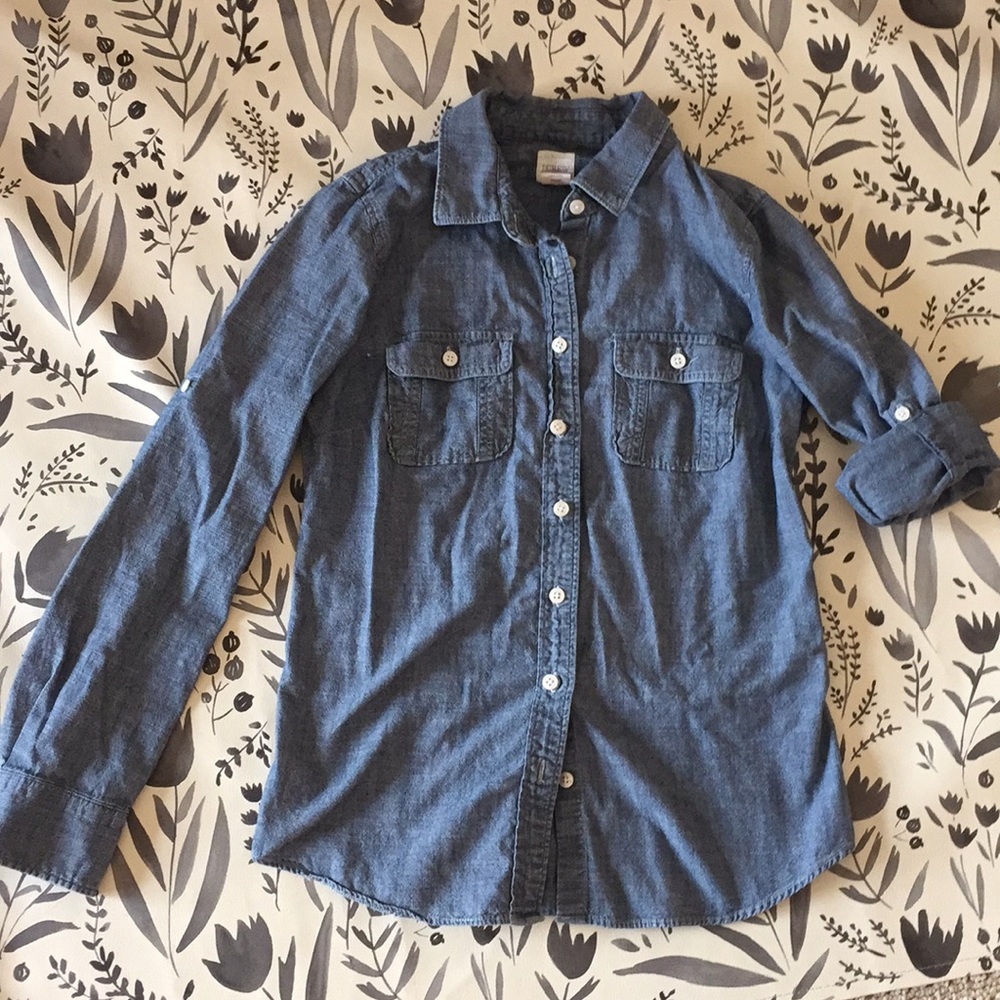 J. Crew chambray shirt.